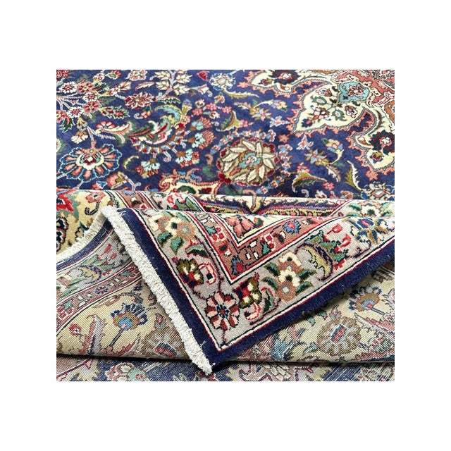 Traditional 1970s Old Persian Tabriz Masterpiece Rug 8’2″ X 11’6″ For Sale - Image 3 of 12