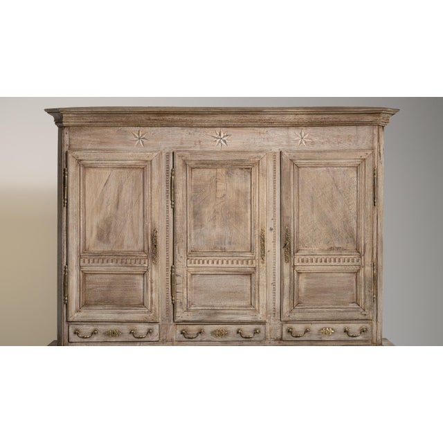 Mid 19th Century French Provincial Brown Wood China & Display Cabinets For Sale - Image 12 of 14