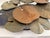 Sculptural Patinated Metal Lotus Leaf Wall Sculpture For Sale - Image 4 of 5