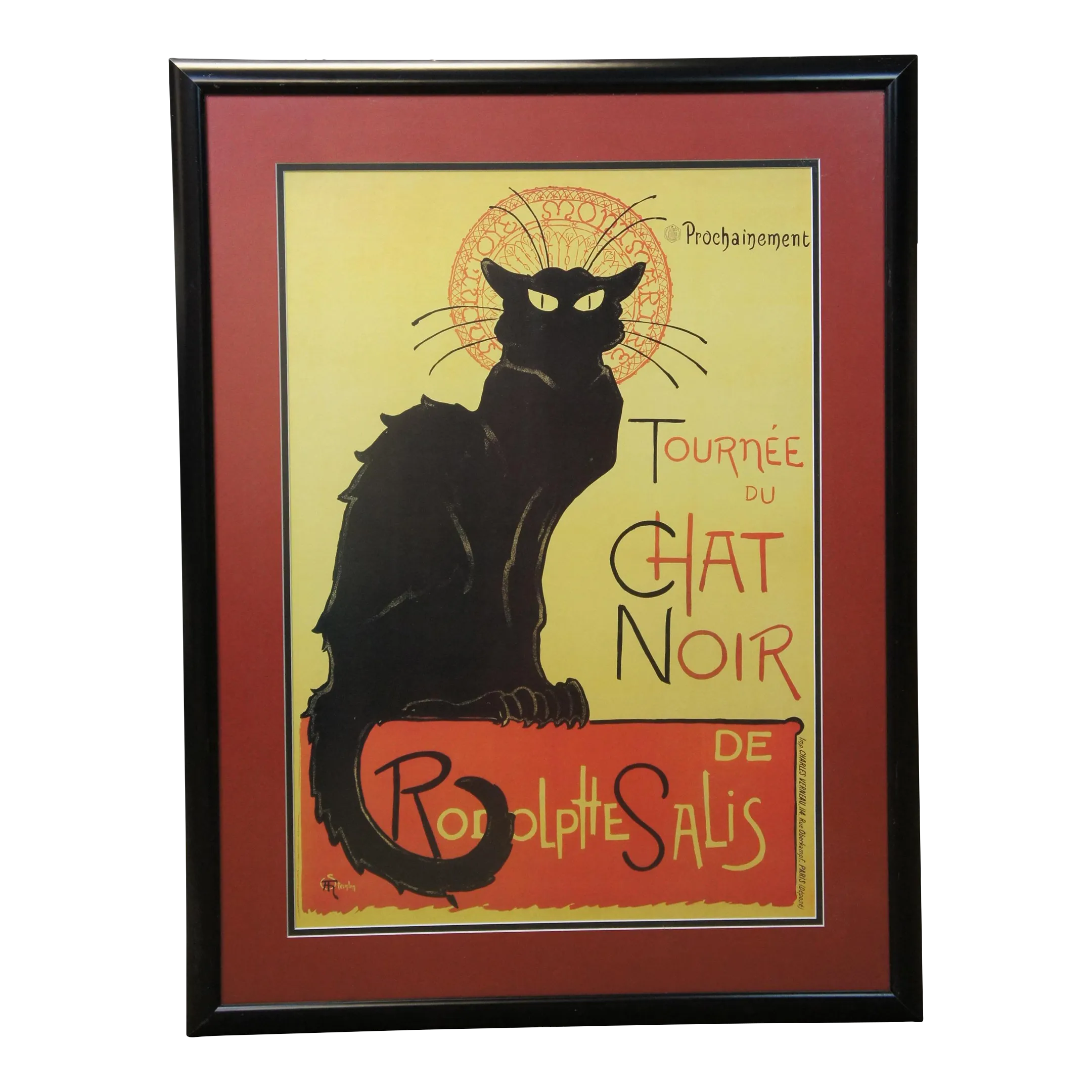Late 20th Century French Théophile Steinlen Tournee Du Chat Noir