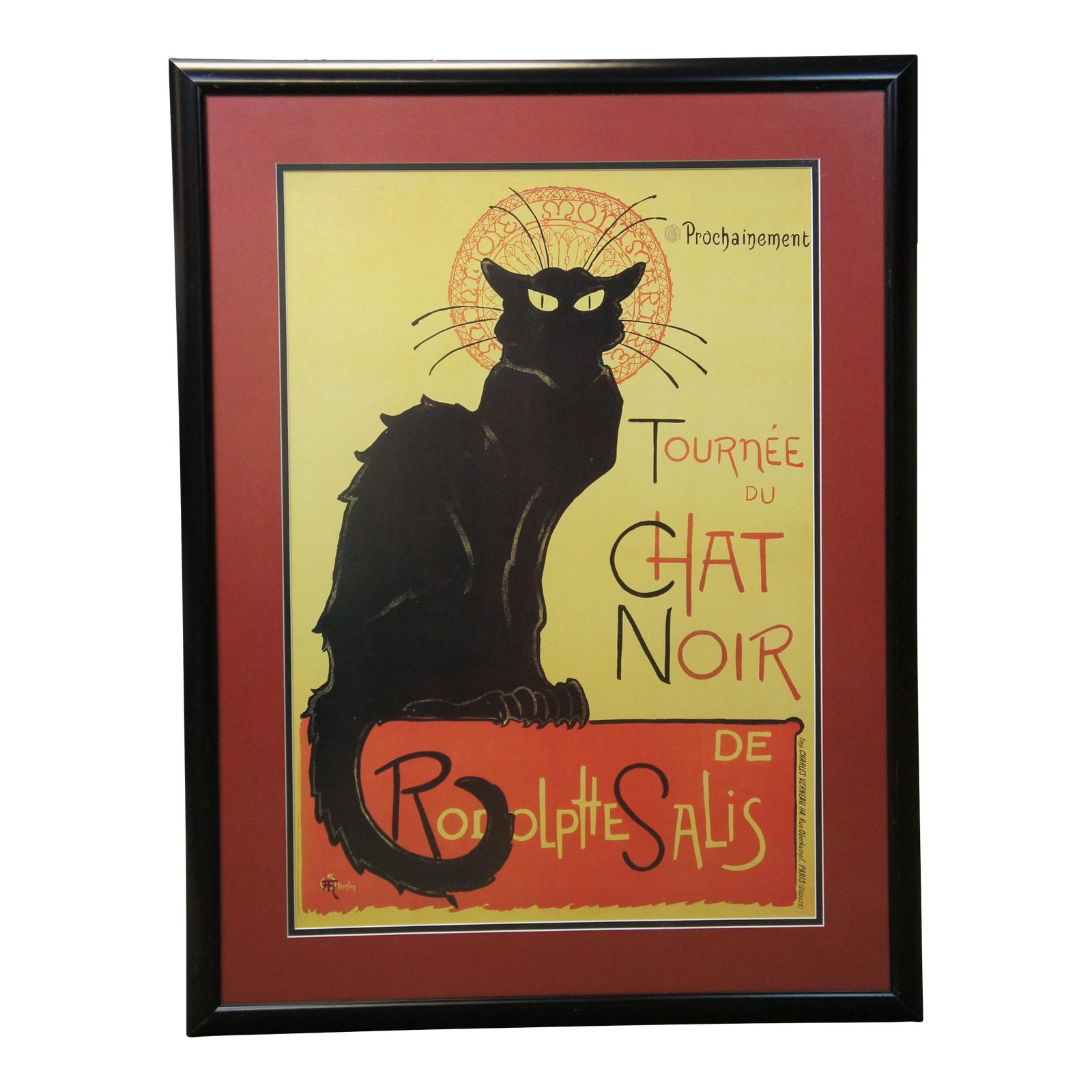 Late 20th Century French Théophile Steinlen Tournee Du Chat Noir
