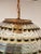 Brown Vintage Italian Round Pendant Light by Targetti Sankey, 1960s For Sale - Image 8 of 18