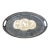 Fornasetti Oval Metal Enameled Tray With Roman Profiles For Sale