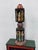 Antique Rajasthani Wood Carved + Hand Painted Charpai/Bed Post For Sale - Image 4 of 12