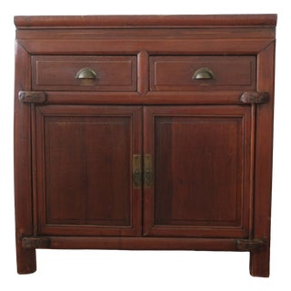 Antique Boho Two-Door Cabinet with Drawers, 1910s For Sale