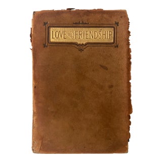 Antique "Love and Friendship" Book by Emerson For Sale