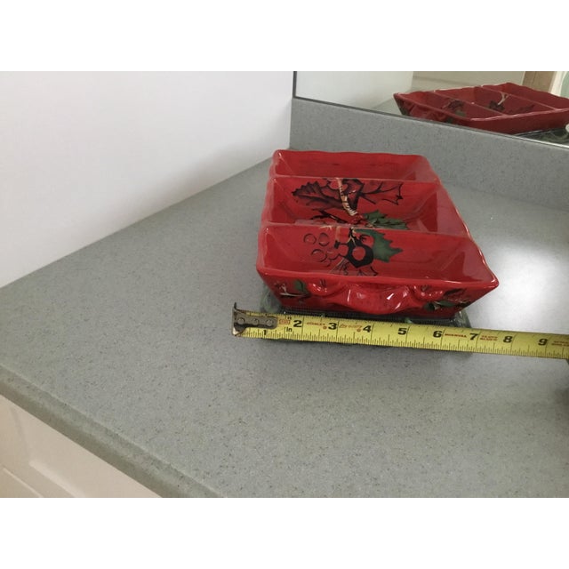 American 2000s Tracy Porter Winter Collection 3-Section Tray For Sale - Image 3 of 8