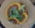 Antique Majolica Begonia Leaf Compote For Sale - Image 9 of 11