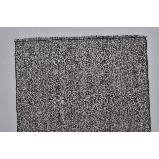 Gray Vintage Wool Kilim Runner For Sale In Phoenix - Image 6 of 8