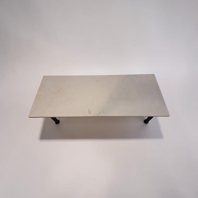 Ico Parisi Marble and Wood Coffee Table by Ico Parisi, Italy, 1960s For Sale - Image 4 of 10