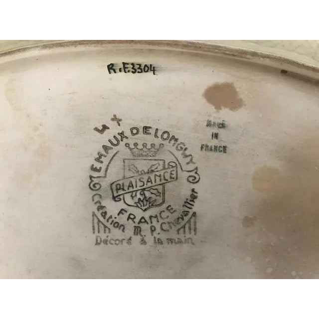 Ceramic Vintage Earthenware Plate, 1950s For Sale - Image 7 of 10