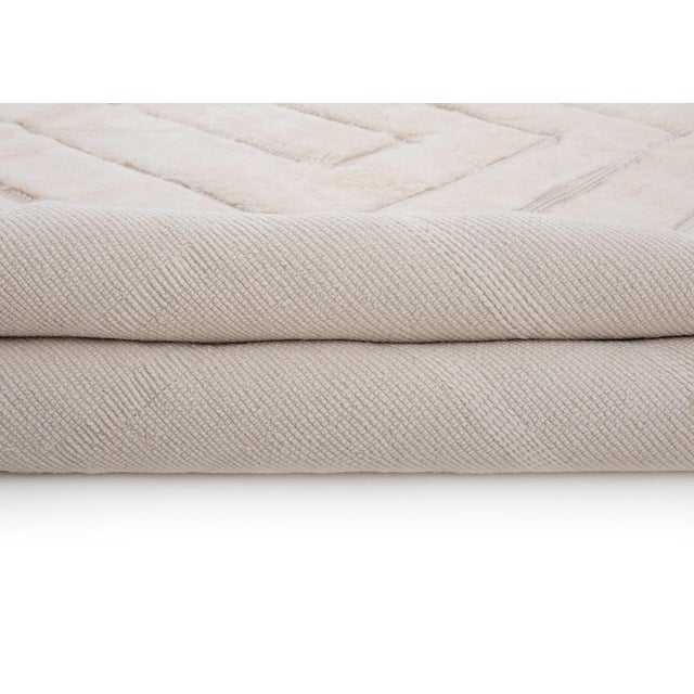 Early 21st Century Hand-Knotted Wool Rug by Azele Studio For Sale - Image 5 of 11