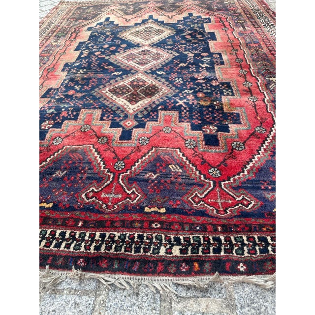 Vintage Afshar Rug, 1960s For Sale - Image 17 of 18