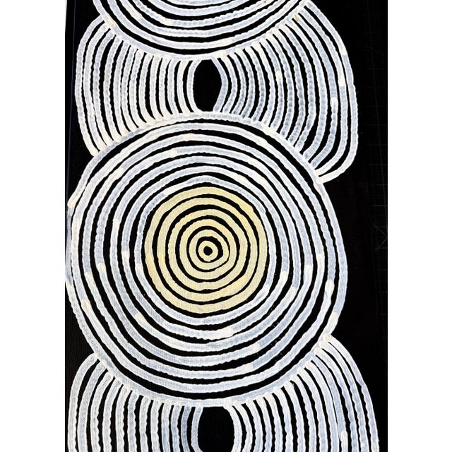 Triptych Australian Aboriginal Paintings Tingari Ronnie Tjampitjinpa For Sale - Image 11 of 18