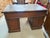 Antique Carved Oak Desk with Lion Handles, 1890s, in Very Good conditions. Designed 1890 to 1919