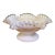 Vintage Fenton Art Glass "Silver Crest" Candy Bowl For Sale