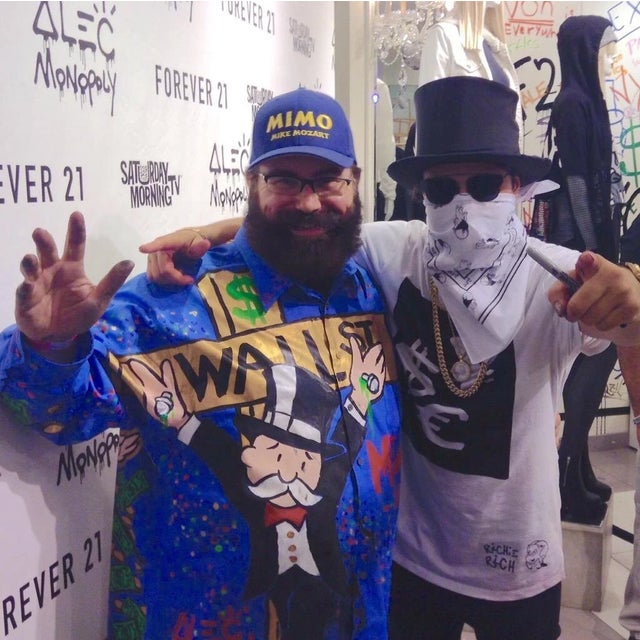 Alec Monopoly X Mike Mozart (MiMo) Legendary Wall Street Cross Shirt For Sale - Image 16 of 16