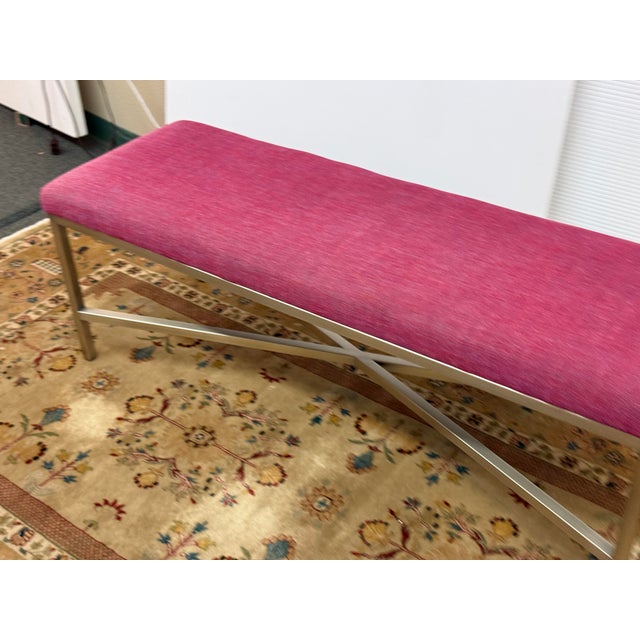 Magenta Lee Industries Bench, Berry For Sale - Image 8 of 12
