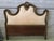 Baroque 20th Century Italian Baroque Style Carved and Gilded Wood with Fabric Headboard For Sale - Image 3 of 6
