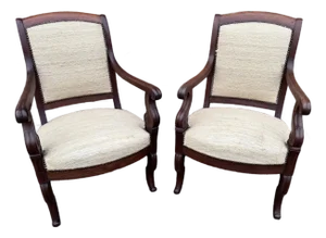 19th Century Regency Arm Chairs - Ready for Your Fabric
