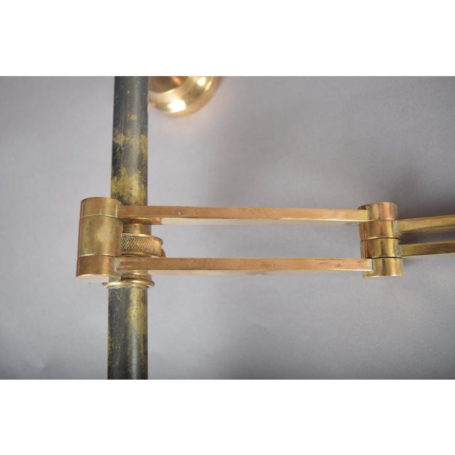 Vintage Brass Swing-Arm Wall Lamps from Maison Jansen, France, 1960s, Set of 2 For Sale - Image 11 of 17
