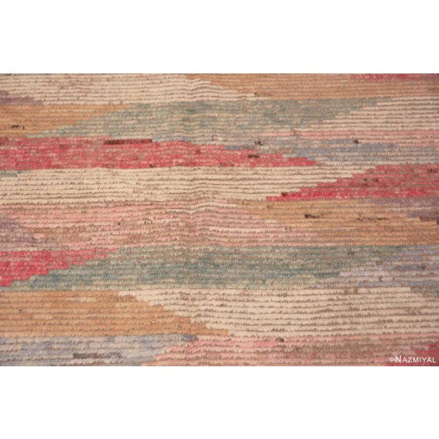 2020s Artistic Colorful Modern Abstract Contemporary Room Size Area Rug For Sale - Image 5 of 8