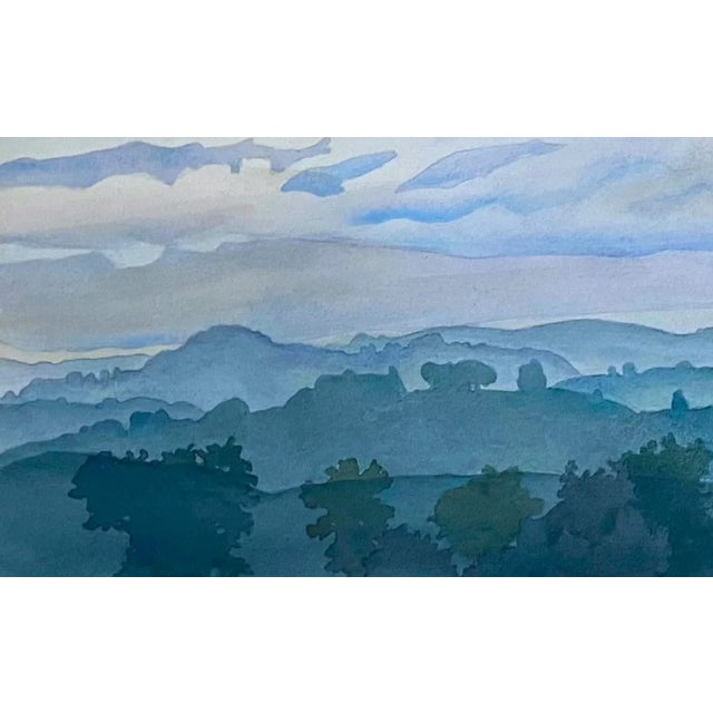 Upstate Afternoon is a unique watercolor painting by Deborah Dorsey. From a series she created while visiting upstate New...