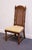 HIGH END VINTAGE Solid Oak Rustic European Dining Side Chair Cannot identify manufacturer, but comparable in quality to...