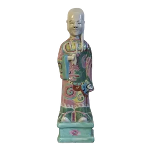 Antique 19th Century Chinese Export Porcelain Immortal Figure