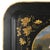Black 20th Century Hand-Painted English Countryside Art Decorative Metal Tray For Sale - Image 8 of 12