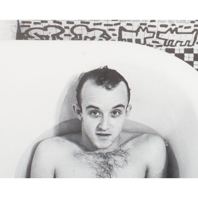 1991 “Tubshots” Keith Haring Exhibition Poster by Don Herron For Sale In Indianapolis - Image 6 of 9