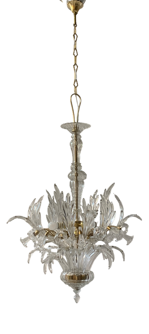 Murano Glass Chandelier from Seguso, 1960