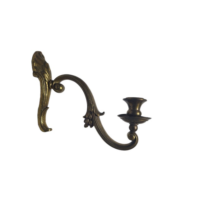 Classicist Bronze Wall Lamp, Germany, 1900s For Sale - Image 10 of 10