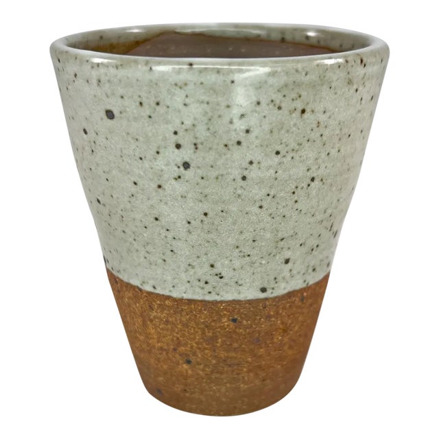 1980s Ryoko Pottery Sake Cup Japanese Studio Art For Sale