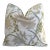 Designer Cowtan & Tout Designer Botanical Linen Feather/Down Pillow For Sale