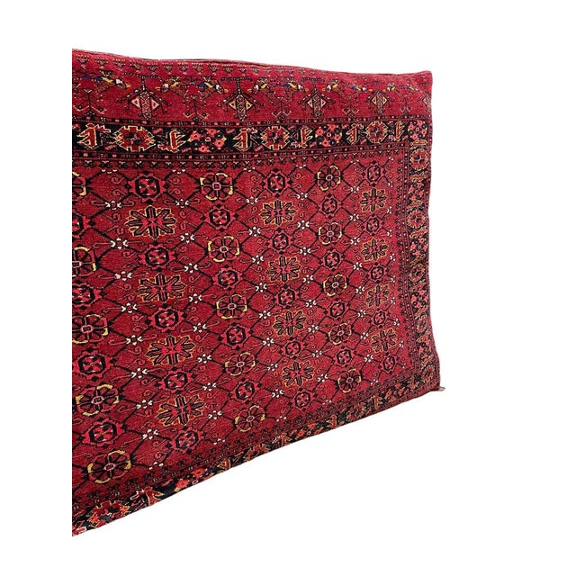 Over-Sized Sister Baluchi Floor Pillows Dog Beds 41" x 72" x 36" - A Pair For Sale - Image 9 of 9