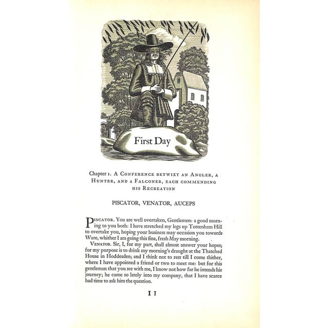 White "The Compleat Angler Or, the Contemplative Man's Recreation" 1947 Walton, Izaak For Sale - Image 8 of 12