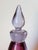 Glass Archimede Seguso Murano Glass Neodymium Ruby Sommerso Perfume Bottle For Sale - Image 7 of 12