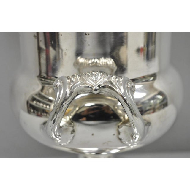 Metal Vintage Towle Silver Plated Trophy Cup Urn Champagne Chiller Bar Ice Bucket For Sale - Image 7 of 18