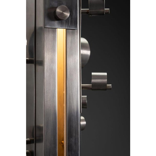 Sculptural Uplighter Floor Lamp with Integrated Coat Rack, 1960s For Sale - Image 6 of 15