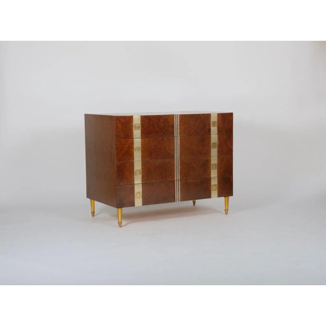 Mid-Century Burr Dressers, Italy, 1970s, Set of 2 For Sale - Image 3 of 12