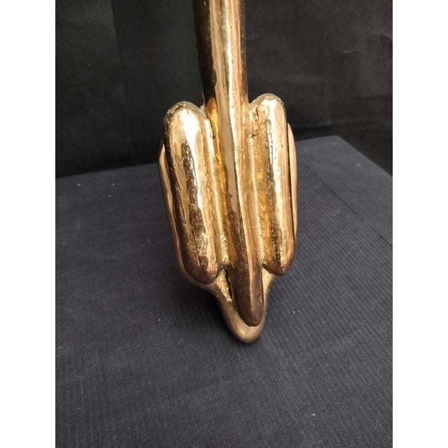 Vintage Wall Lights in Bronze, 1970s, Set of 2 For Sale - Image 4 of 13