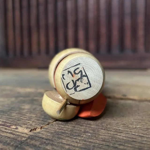 Mid-Century Modern Vintage Kokeshi by Ishida Waichi, Japan, 1970s For Sale - Image 3 of 9