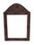 French Rare Antique French Tramp Art Mirror, 25" T X 16” W For Sale - Image 3 of 12