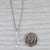 2010s 0.80ctw Diamond Journey Pendant Necklace 14k White Gold 17.75" Cable Chain For Sale - Image 5 of 6
