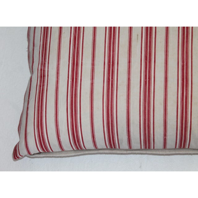 Red And White Striped Ticking Pillow Chairish