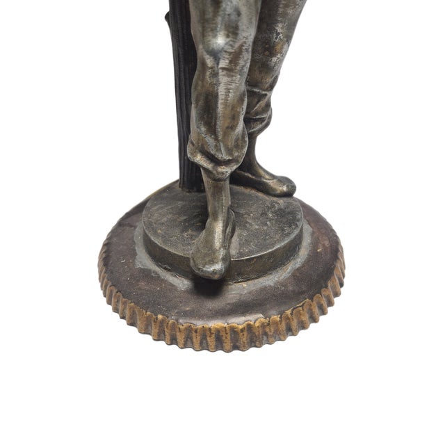 Art Deco Figurative Bedside Lamp, Poland, 1950s, in Very Good conditions. Designed 1950 to 1959 European Plug (up to...