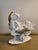 Metal Antique Moore Brothers White Gold Porcelain Cherub Compote Bowl For Sale - Image 7 of 13