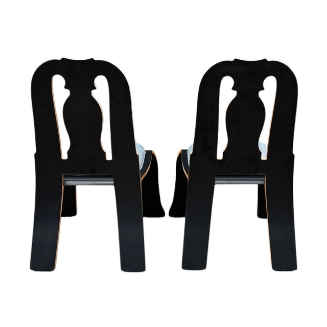 1980s Set of 2 1980s Robert Venturi Queen Anne Chairs for Knoll For Sale - Image 5 of 9