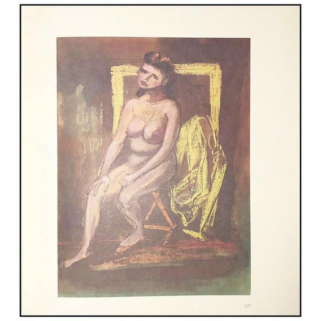 Mid 20th Century Mid 20th Century Poised, Aaron Bohrod For Sale - Image 5 of 6